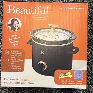 💙🩶 Beautiful Kitchenware 2qt Slow Cooker 🩶💙